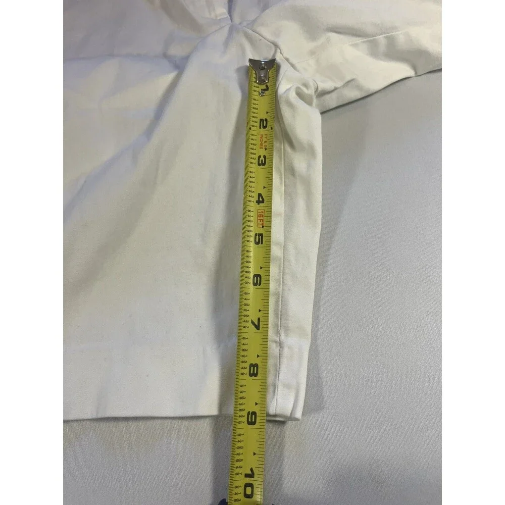 Talbots Perfect Shorts Womens 10 Petite White Cotton Stretch Casual 9" Inseam - Picture 5 of 13
